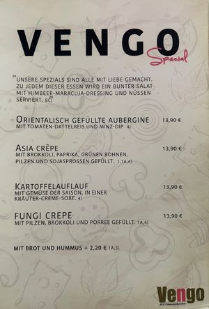   at Vengo Die Gemusekuche in Bremen