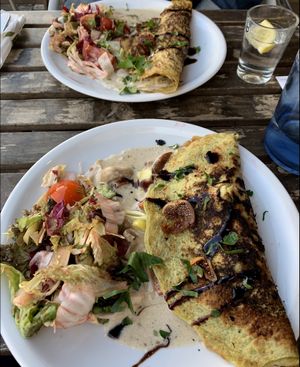 Fungi Crêpe at Vengo Die Gemusekuche in Bremen