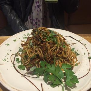 Spaghetti bolognese at Vengo Die Gemusekuche in Bremen