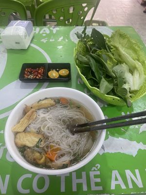 Full soup set   at Quán chay Thanh Nhàn in Tan Phu