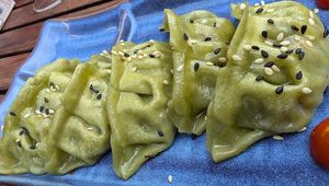 vegan gyoza at Iry Ramen in Klagenfurt