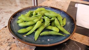 Edamame at Iry Ramen in Klagenfurt