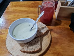 Soup at Te Quiero Verde in San Cristobal De Las Casas