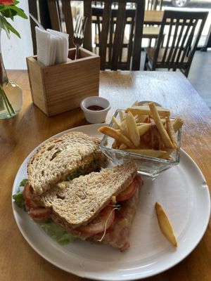 Club Sandwich  at Te Quiero Verde in San Cristobal De Las Casas