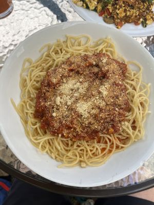 Pasta dishes too  at Te Quiero Verde in San Cristobal De Las Casas