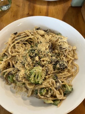 Pasta Alfredo. My favorite!  at Te Quiero Verde in San Cristobal De Las Casas