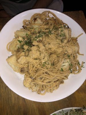 Alfredo pasta no brócoli  at Te Quiero Verde in San Cristobal De Las Casas