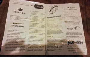 The menu: They have also a second one for even more drinks :) at Te Quiero Verde in San Cristobal De Las Casas