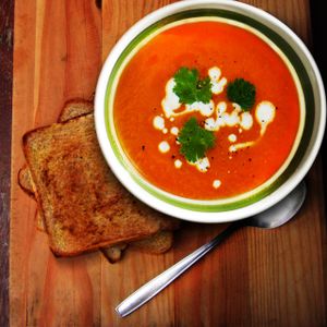 Sopa del dia! Hecha diariamente en casa con verduras organicas! at Te Quiero Verde in San Cristobal De Las Casas