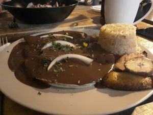 Enfrijoladas at Te Quiero Verde (San Cristóbal de las Casas, Chiapas) #frejoles at Te Quiero Verde in San Cristobal De Las Casas