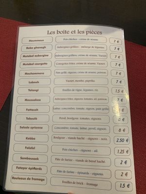 Végane   at Le Gout Syrien in Grenoble