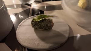 Kimchi amouse bouche #Veganuary at Galáxia Skyfood | Skybar in Funchal