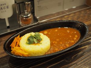 Vegan Chana-masara curry without eggs.  at Curry restaurant PACE - 咖哩食堂PACE in Sapporo