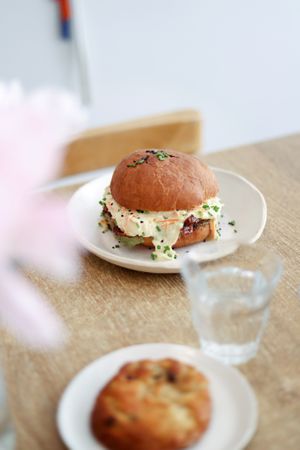 No-pulled pork Sandwich at MAMÉ  in Orleans