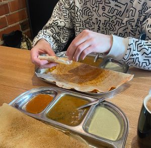 Munchin' Masala Dosa at Nosh - Dosa and Biryani Bar in Edmonton