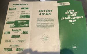 Menu 2  at SLA - Westerstraat in Amsterdam