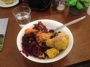 tempeh bowl at SLA - Westerstraat in Amsterdam