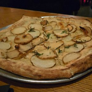 Potato pizza at PlantMade By Bar Verde  in New York City