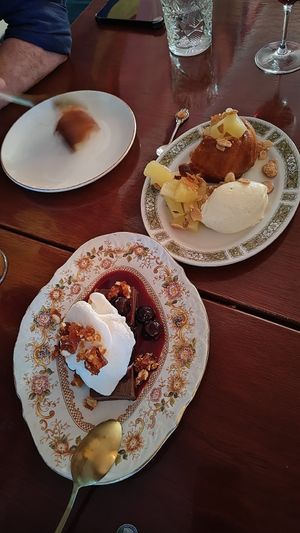 Chocolate pudding (bottom) at Humble on Duke in Sunshine Beach