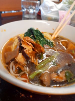 My take away vegan noodles at home #Veganuary at Tuệ thanh in Ho Chi Minh City