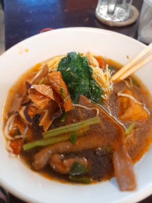 My  take away vegan noodles at home #Veganuary at Tuệ thanh in Ho Chi Minh City