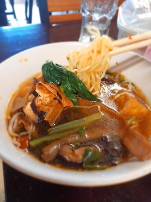 My take away vegan noodles at home #Veganuary at Tuệ thanh in Ho Chi Minh City