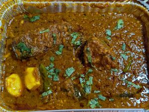 Fish curry. To die for at MelG's Kitchen  in Bloemfontein