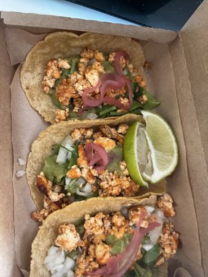 Vegan Tofu Tacos  at Taquería Pendejo in Busan