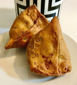 Samosas  at Chaat Bazaar - JVC in Dubai