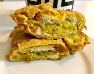 Balle balle bread pakoda at Chaat Bazaar - JVC in Dubai