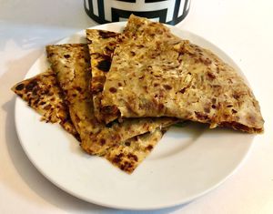 Onion paratha  at Chaat Bazaar - JVC in Dubai