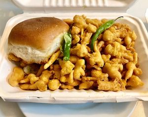 Churra pav at Chaat Bazaar - JVC in Dubai