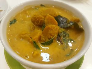 Pumpkin Curry at Kin-Lum Vegetarian in Chiang Mai