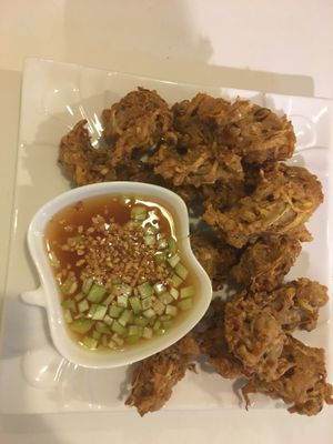 Banana blossom at Kin-Lum Vegetarian in Chiang Mai