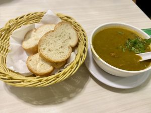Soup Kambing!  at Gokul Raas Vegetarian - Little India in Central Singapore