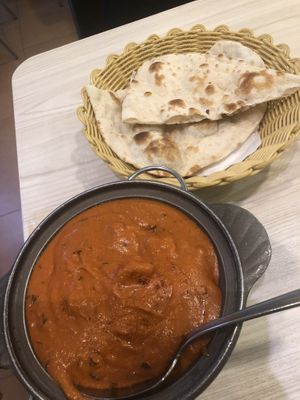 Butter masala chicken   at Gokul Raas Vegetarian - Little India in Central Singapore