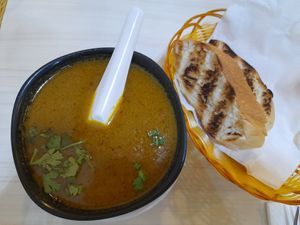 Soup mock kambing at Gokul Raas Vegetarian - Little India in Central Singapore