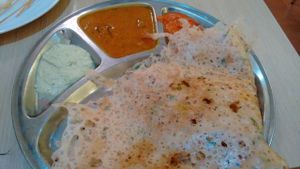 Ravi dosa at Gokul Raas Vegetarian - Little India in Central Singapore