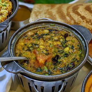 Palak Daal at Gokul Raas Vegetarian - Little India in Central Singapore