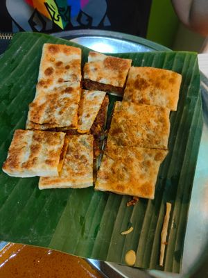 Mutarbak at Gokul Raas Vegetarian - Little India in Central Singapore