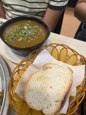 Kambing( lamb) soup  at Gokul Raas Vegetarian - Little India in Central Singapore