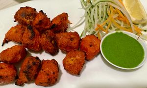 Chicken Tikka at Gokul Raas Vegetarian - Little India in Central Singapore