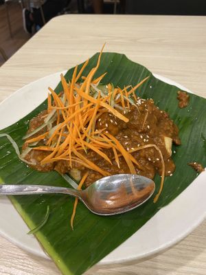 Satay tofu #Veganuary at Gokul Raas Vegetarian - Little India in Central Singapore