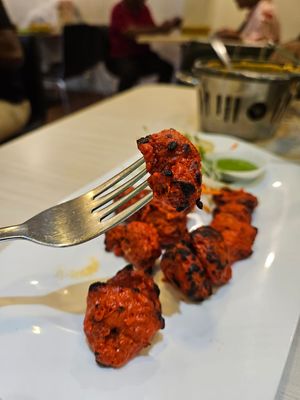 Vegan chicken Tikka  at Gokul Raas Vegetarian - Little India in Central Singapore