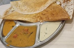 Cheese dosa at Gokul Raas Vegetarian - Little India in Central Singapore