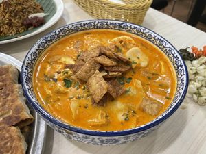 Singapore laksa  at Gokul Raas Vegetarian - Little India in Central Singapore