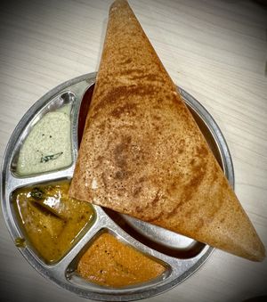 Masala Dosa  at Gokul Raas Vegetarian - Little India in Central Singapore