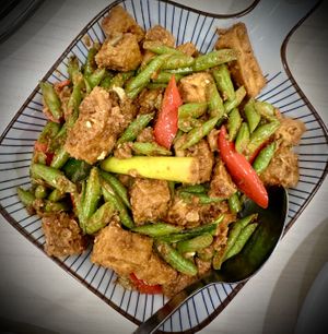 Sambal Goreng  at Gokul Raas Vegetarian - Little India in Central Singapore