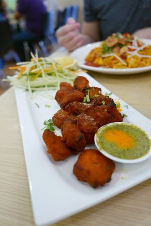 Vegan Chicken Tikka at Gokul Raas Vegetarian - Little India in Central Singapore