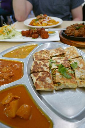 Vegan Murtabak at Gokul Raas Vegetarian - Little India in Central Singapore